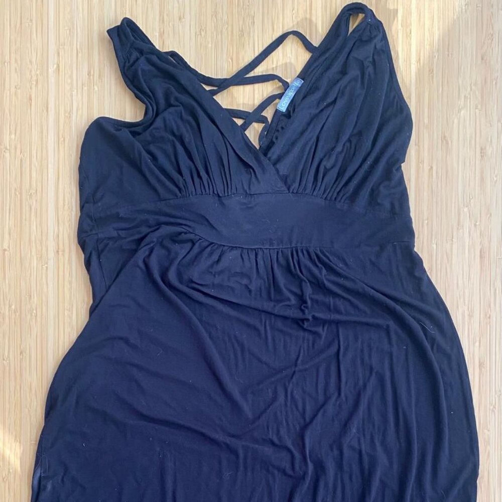 Black Maxi Dress sz 20